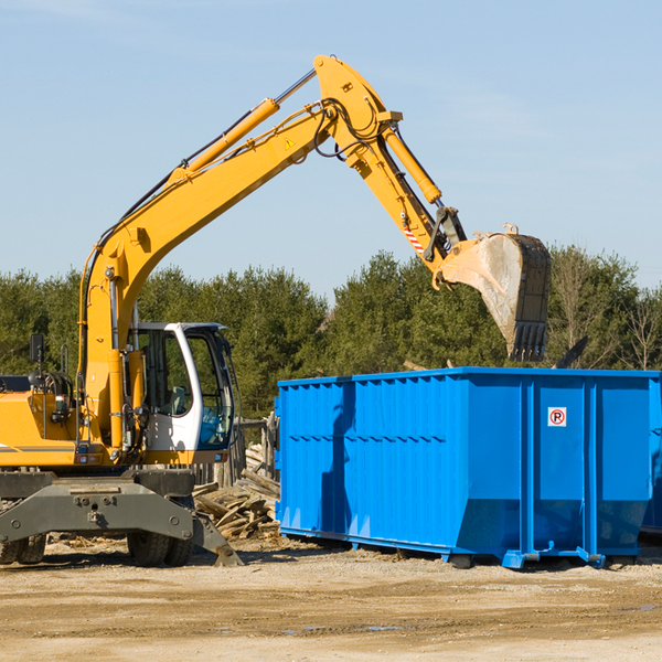 are there any additional fees associated with a residential dumpster rental in Peach Creek WV